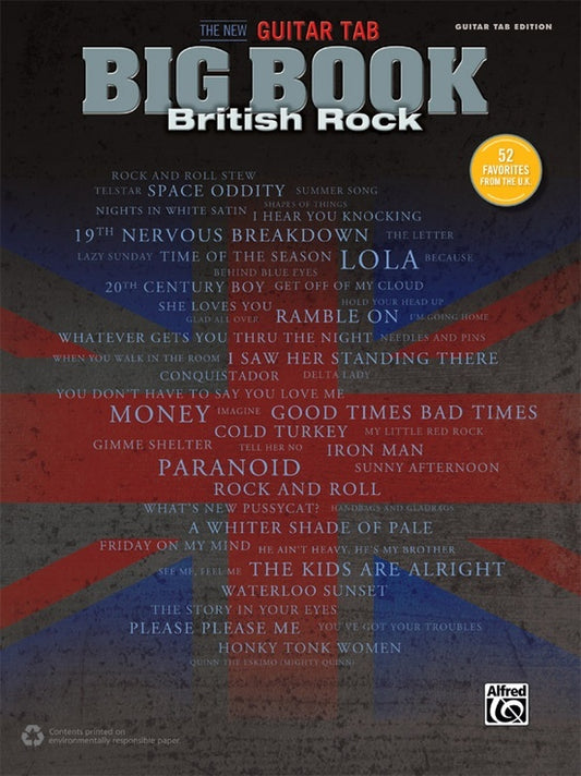 New Guitar Tab Big Book British Rock