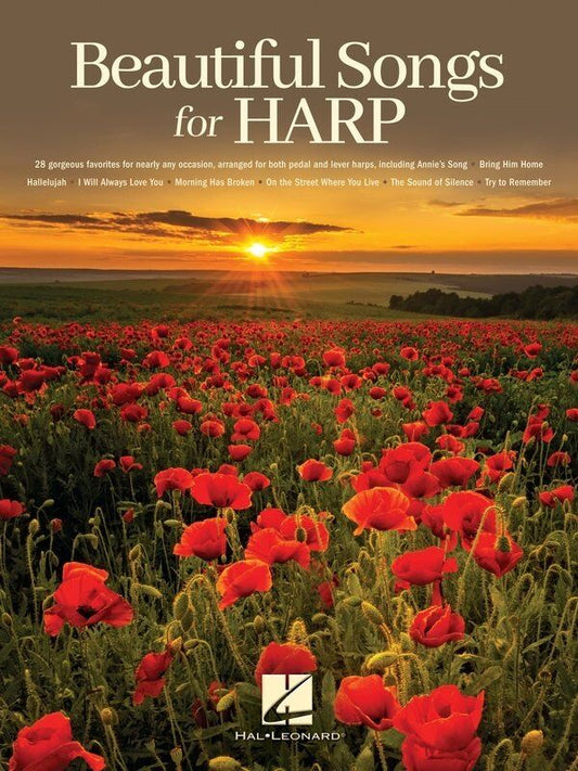 Beautiful Songs for Harp - 28 Timeless Melodies for Pedal and Lever Harps, 112 Pages, Hal Leonard