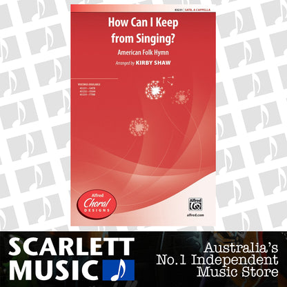 How Can I Keep From Singing SATB — view 2