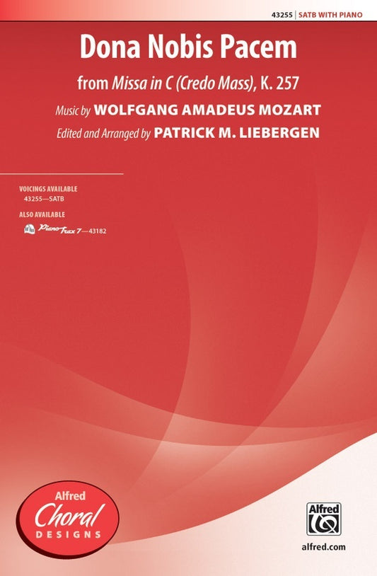 Dona Nobis Pacem Miss In C K257 SATB