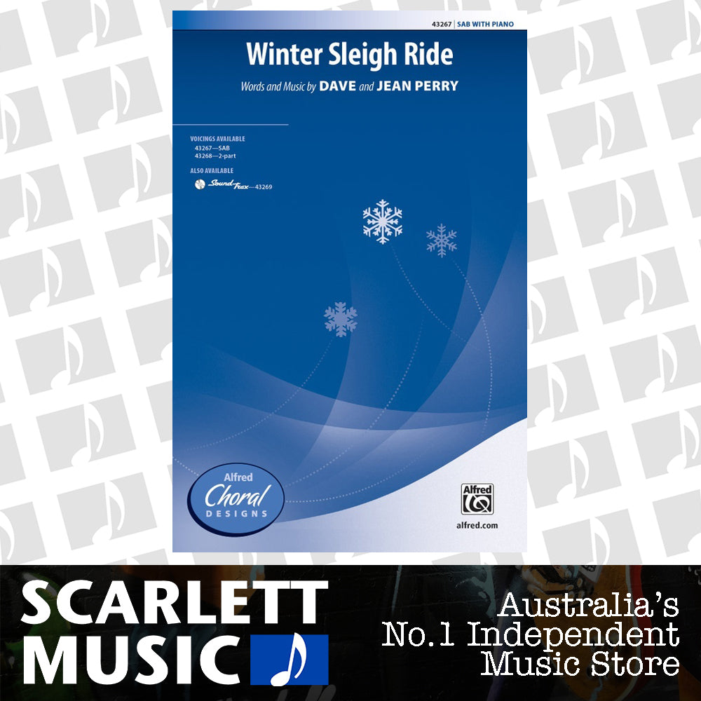 Winter Sleigh Ride SAB Choral Sheet Music 3 Part Mixed — view 2