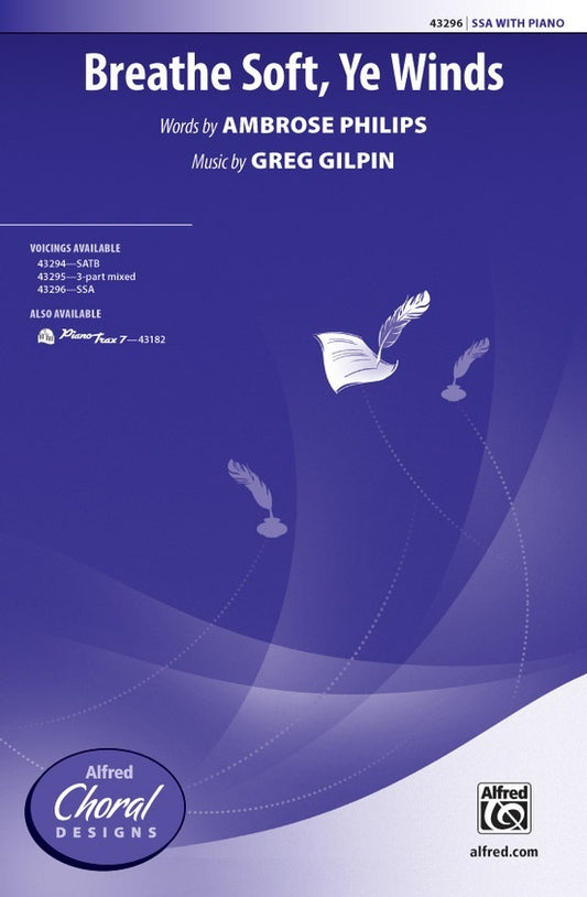 Breathe Soft Ye Winds SSA Choral Sheet Music