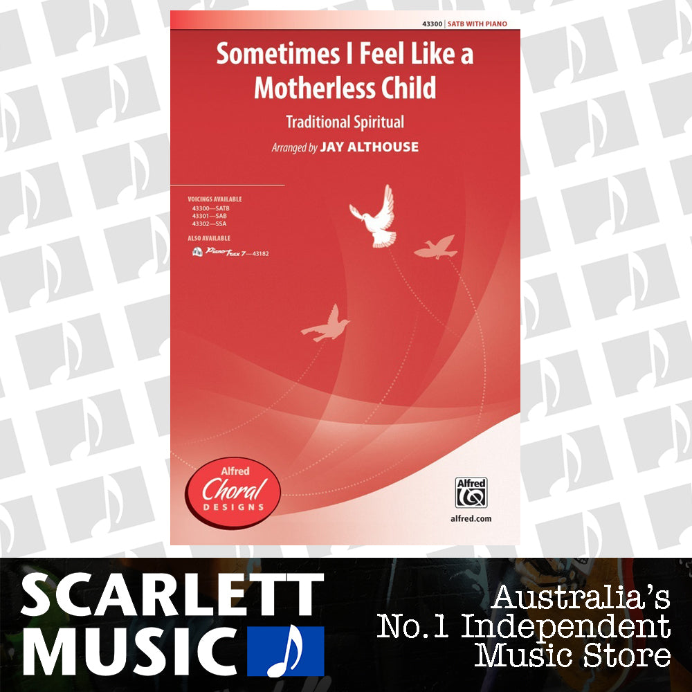 Sometimes I Feel Like Motherless Child SATB Choral Sheet Music — view 2
