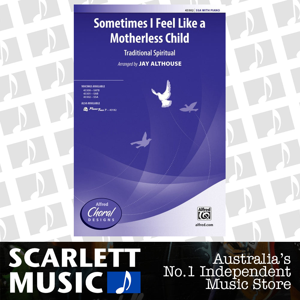 Sometimes I Feel Like Motherless Child SSA Choral Sheet Music — view 2
