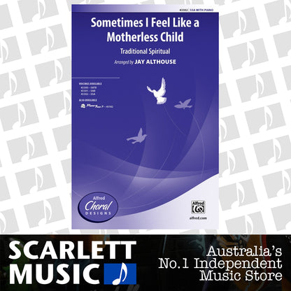 Sometimes I Feel Like Motherless Child SSA Choral Sheet Music — view 2