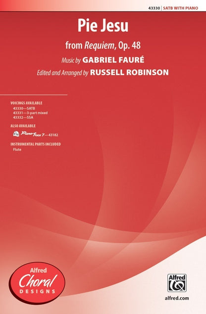 Pie Jesu Requiem Op 48 SATB