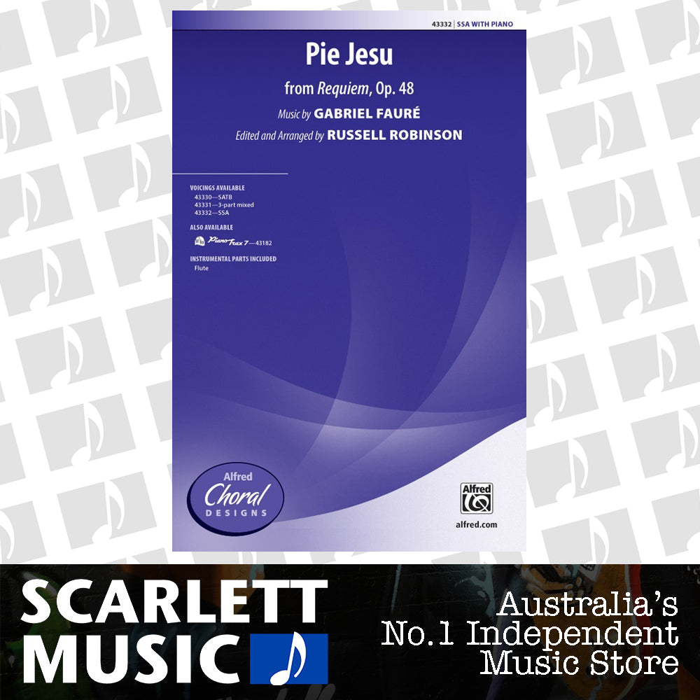 Pie Jesu Requiem Op 48 SSA — view 2
