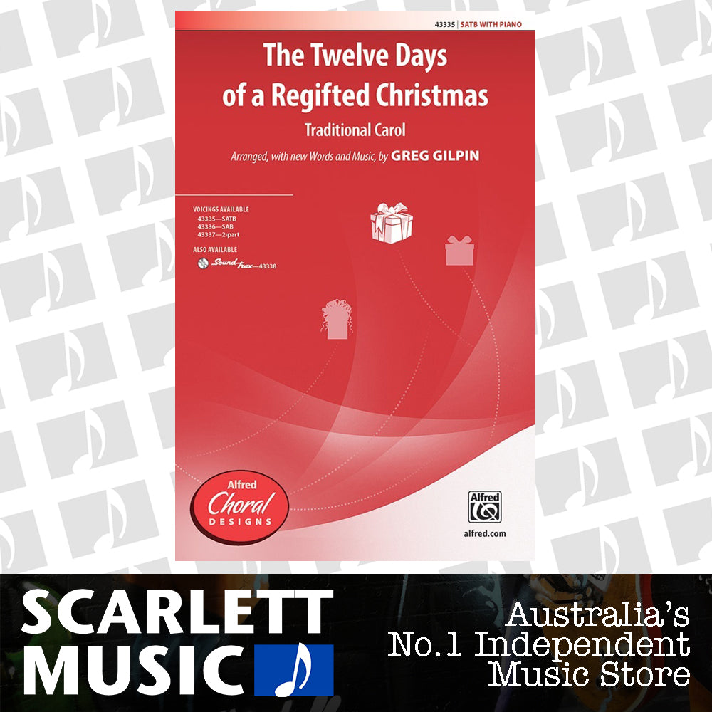 Twelve Days of a Regifted Christmas Choral Sheet Music SATB — view 2