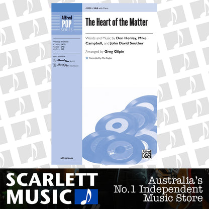 The Heart of the Matter SAB Choral Sheet Music — view 2