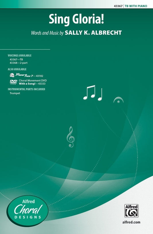 Sing Gloria TB Vocal Sheet Music