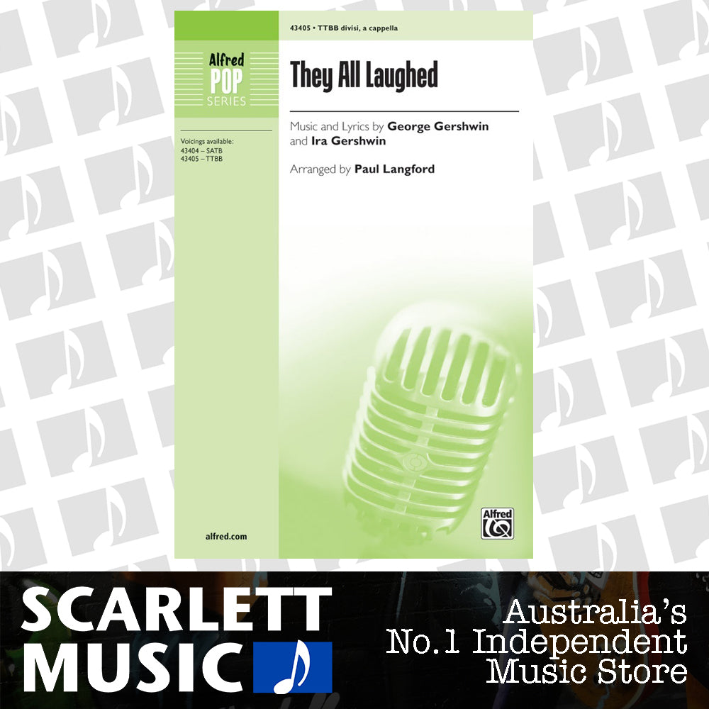 They All Laughed TTBB Choral Sheet Music — view 2