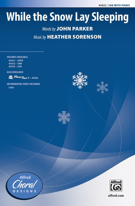 While the Snow Lay Sleeping SAB Choral Sheet Music