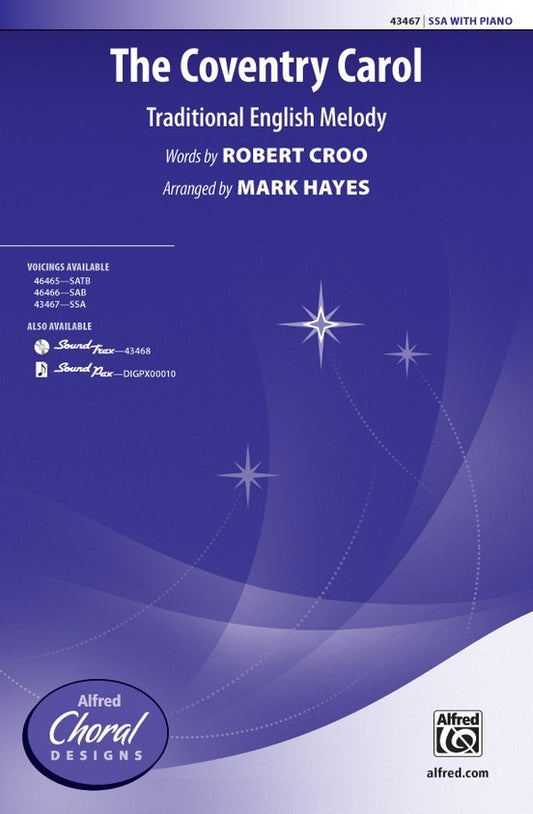 The Coventry Carol SSA Choral Sheet Music