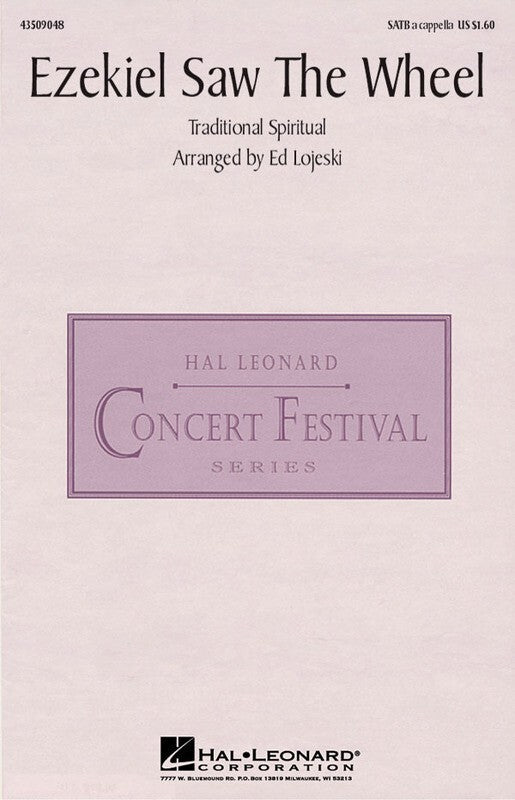 Ezekiel Saw The Wheel SATB A Cappella