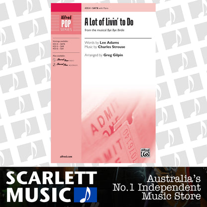 A Lot of Livin' to Do SATB Choral Sheet Music — view 2