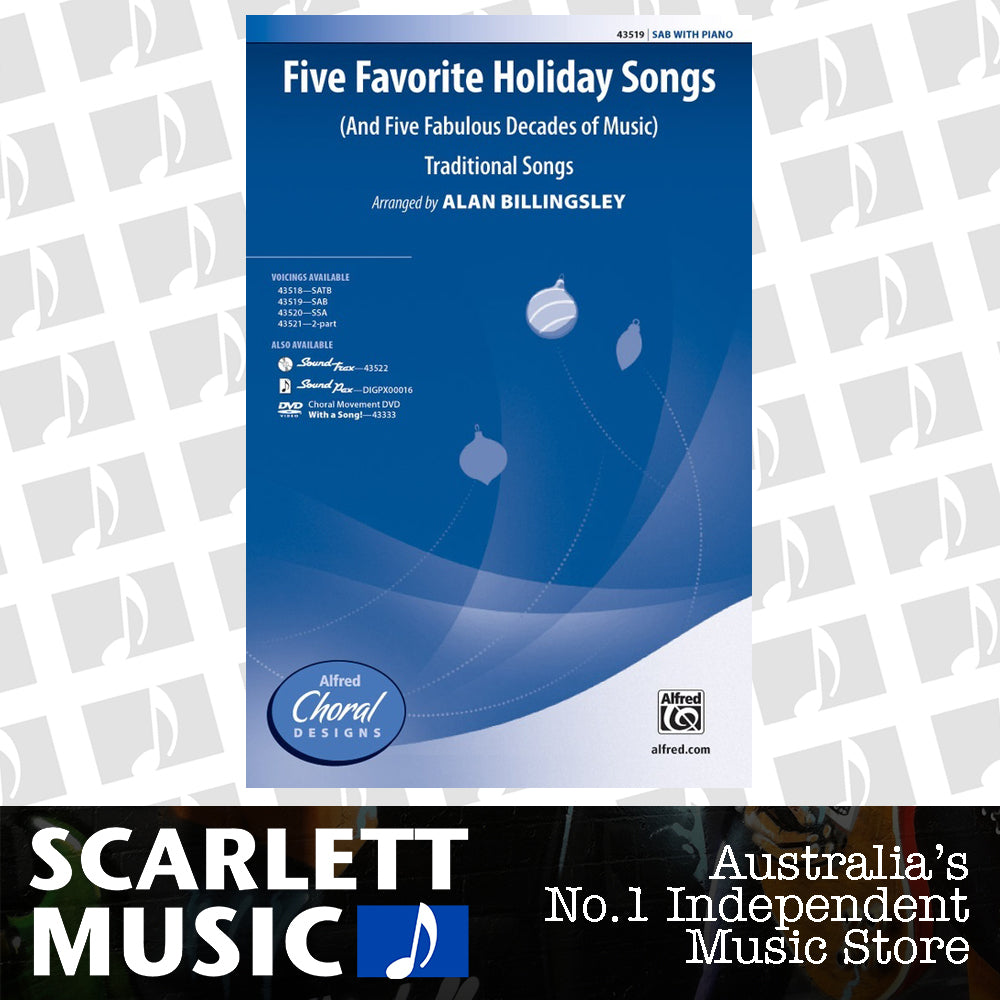 Five Favorite Holiday Songs SAB — view 2