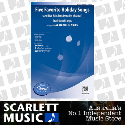 Five Favorite Holiday Songs SAB — view 2