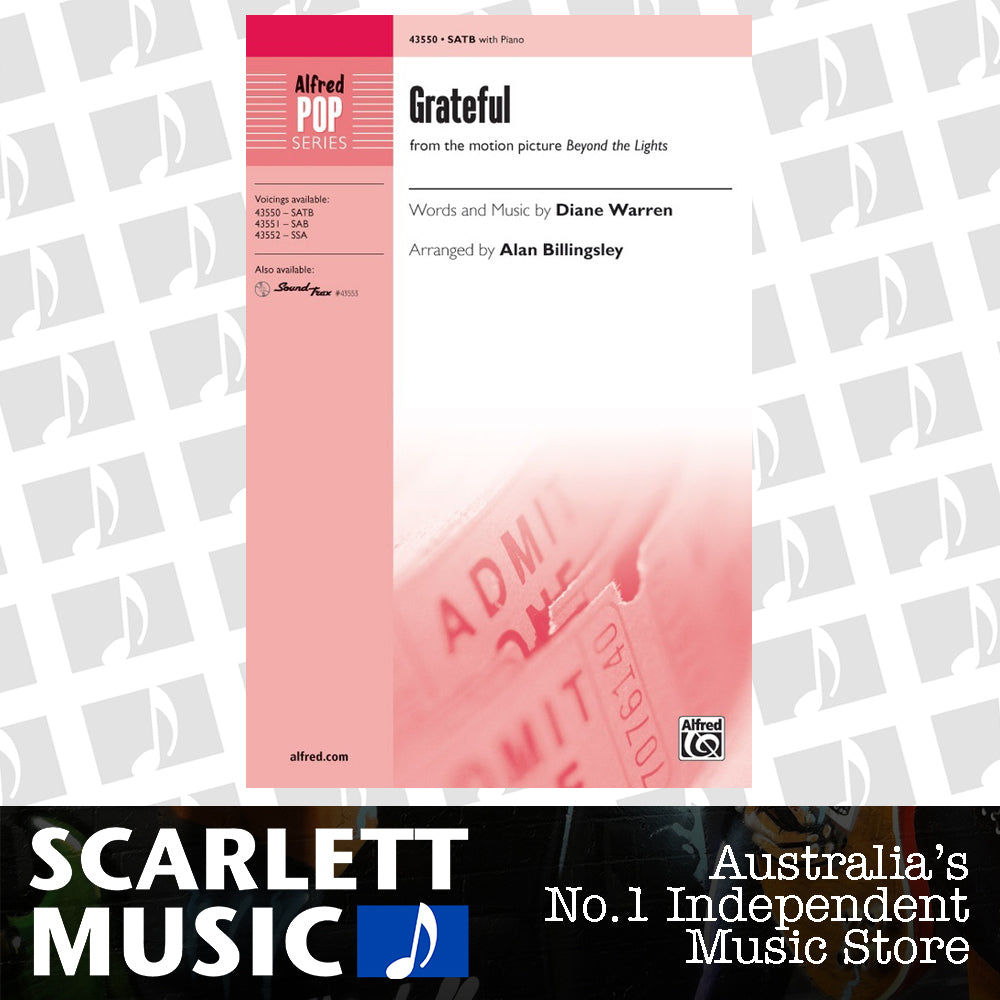 Grateful SATB — view 2