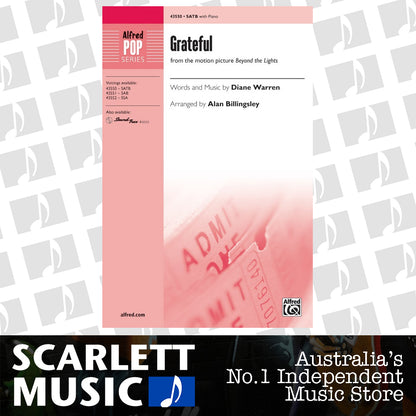 Grateful SATB — view 2