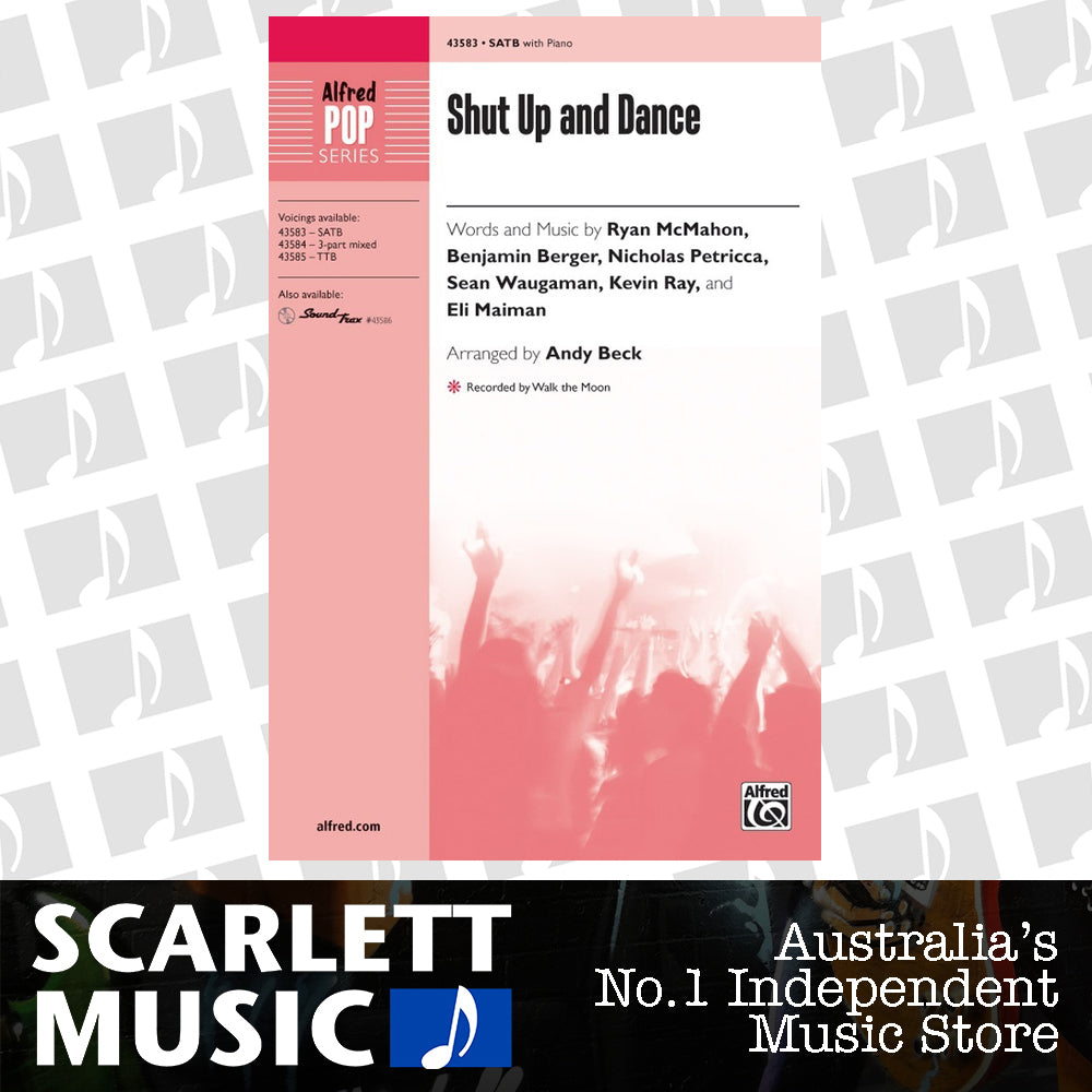 Shut Up and Dance SATB Choral Sheet Music — view 2