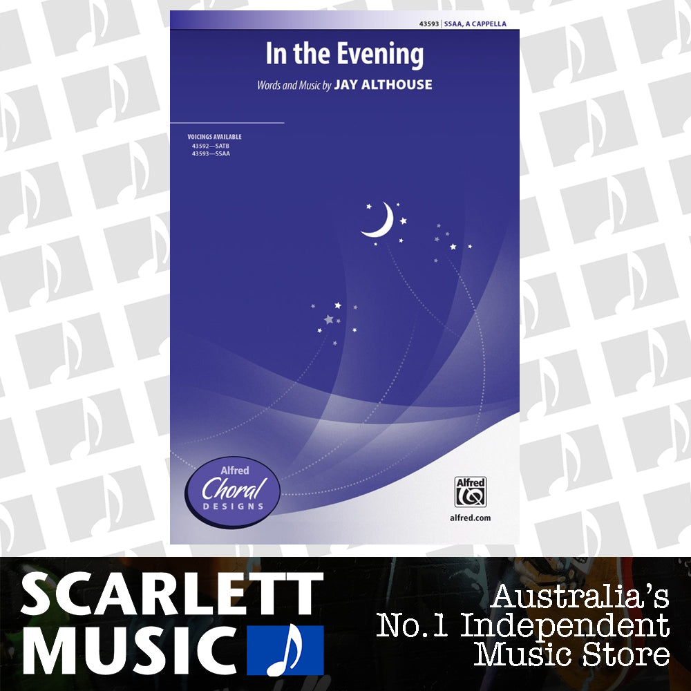 In The Evening SSAA — view 2