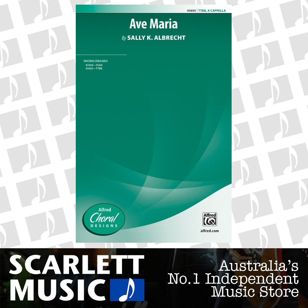 Ave Maria TTBB Choral Sheet Music — view 2