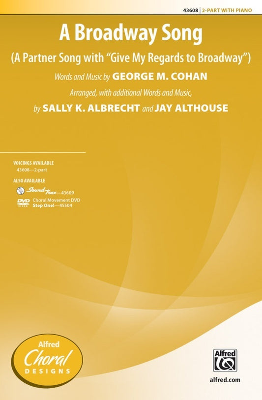 A Broadway Song SA - Choral Sheet Music