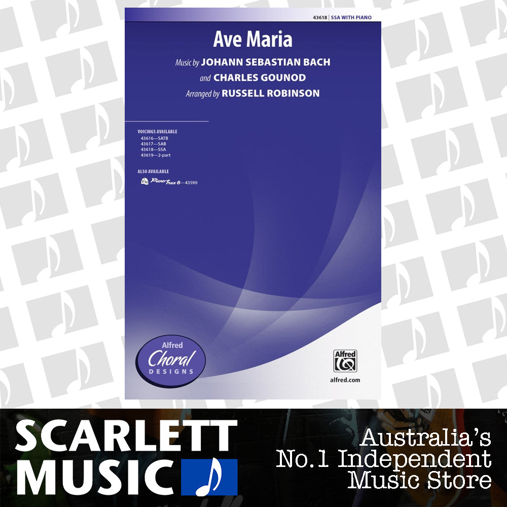 Ave Maria SSA Choral Sheet Music — view 2
