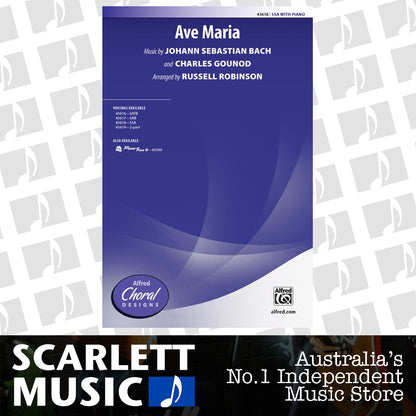 Ave Maria SSA Choral Sheet Music — view 2