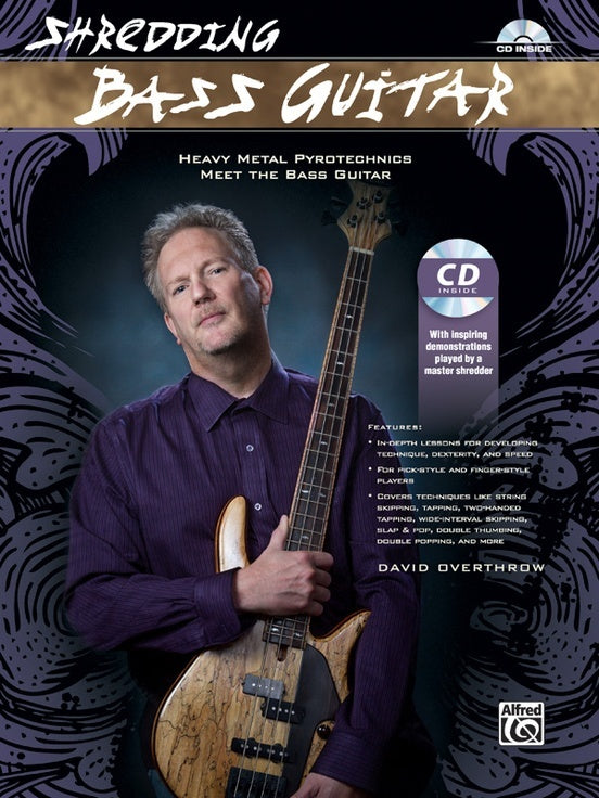 Shredding Bass Guitar Book and CD