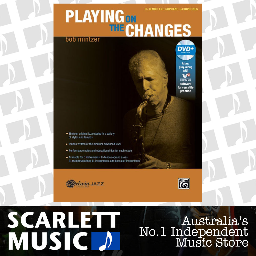 Playing On The Changes Bb TSax Book/DVD — view 2