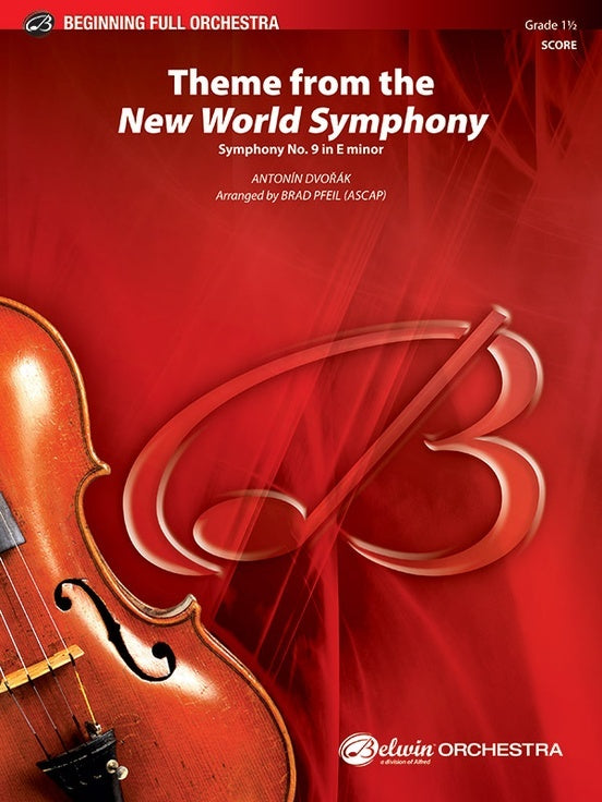 Theme From New World Symphony Full Orchestra Sheet Music Grade 1.5