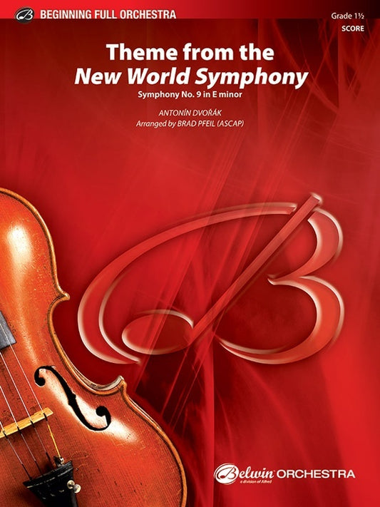 Theme From New World Symphony Full Orchestra Sheet Music Grade 1.5