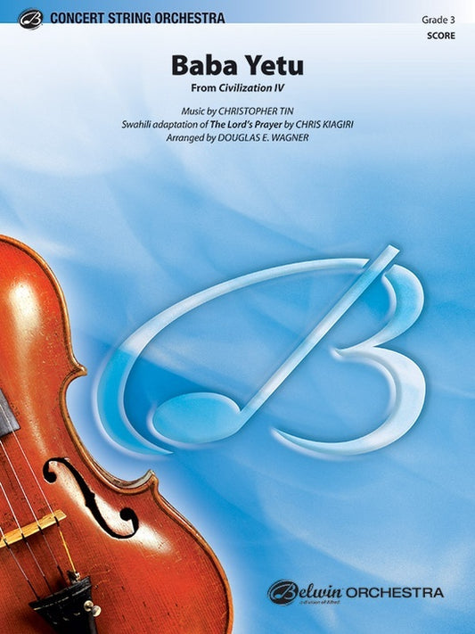 Baba Yetu String Orchestra Sheet Music Grade 3