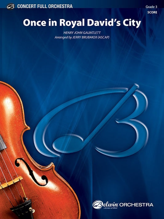 Once In Royal David's City Full Orchestra Gr 3
