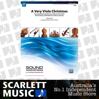 Very Viola Christmas String Orchestra Sheet Music Gr 2 — view 2