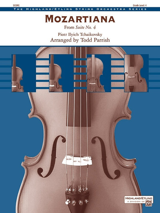 Mozartiana From Suite No 4 String Orchestra Gr 4