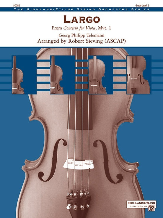 Largo From Concerto For Viola Mvt 1 String Orchestra Gr 3