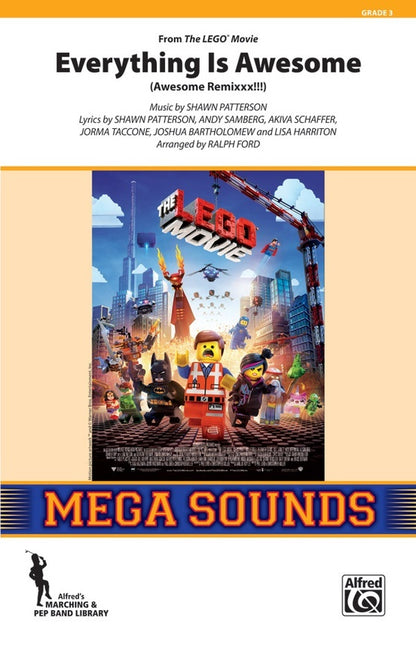 Everything Is Awesome From Lego Movie Marching Band Gr 3