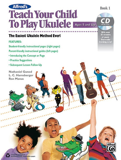 Alfred's Teach Your Child to Play Ukulele Book with CD
