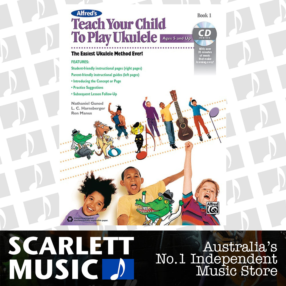 Alfred's Teach Your Child to Play Ukulele Book with CD — view 2