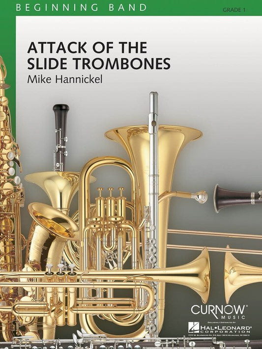 Attack of the Slide Trombones — Concert Band Grade 1 (Curnow Music)