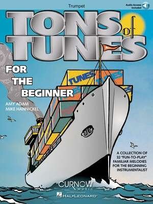 Tons of Tunes for the Beginner — Trumpet, Book & Online Audio (Curnow Music)