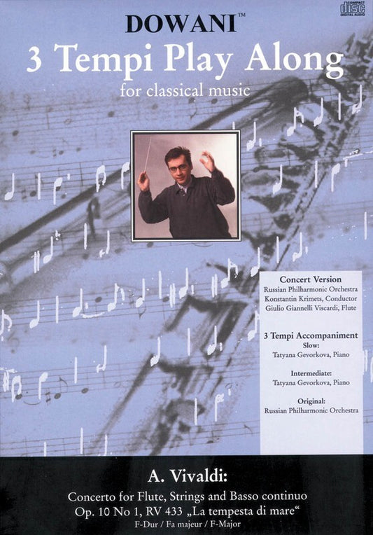 Concerto F Maj Flute Rv 433 Op 10 No 1 Book/CD (Softcover Book/CD)