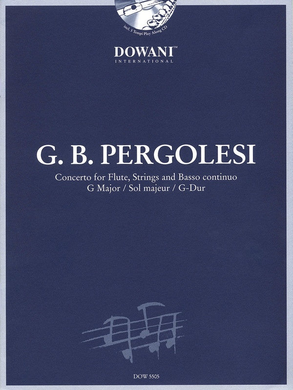 Concerto For Flute G Maj Flute Book/CD (Softcover Book/CD)
