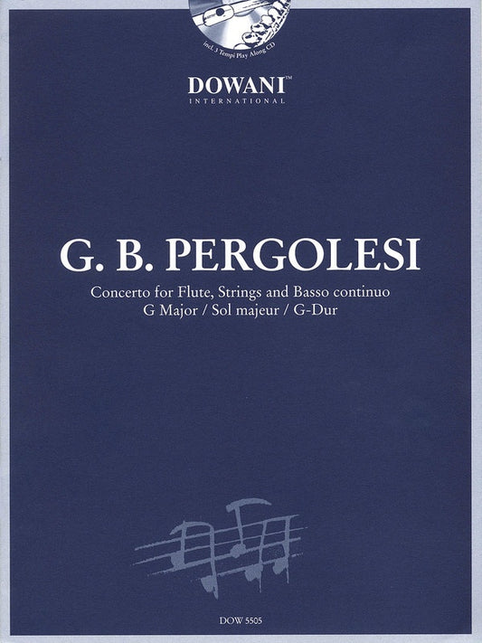 Concerto For Flute G Maj Flute Book/CD (Softcover Book/CD)
