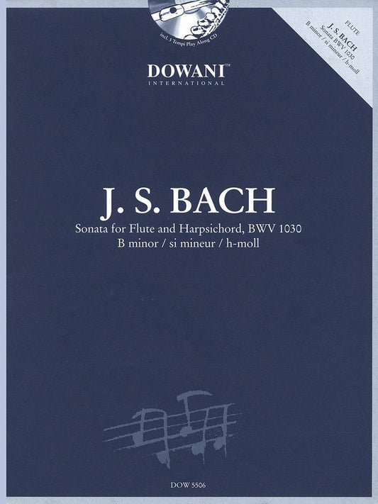 Sonata For Flute B Min Bwv 1030 Book/CD   (Softcover Book/CD)