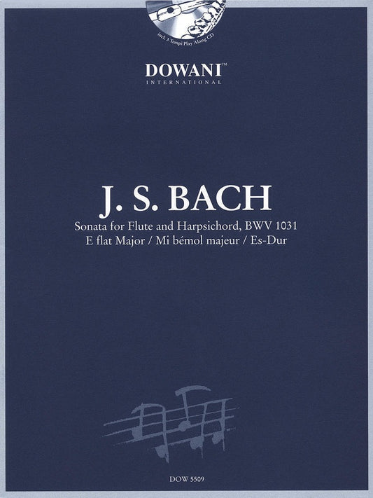 Sonata For Flute Bwv 1031 Book/CD Flute (Softcover Book/CD)
