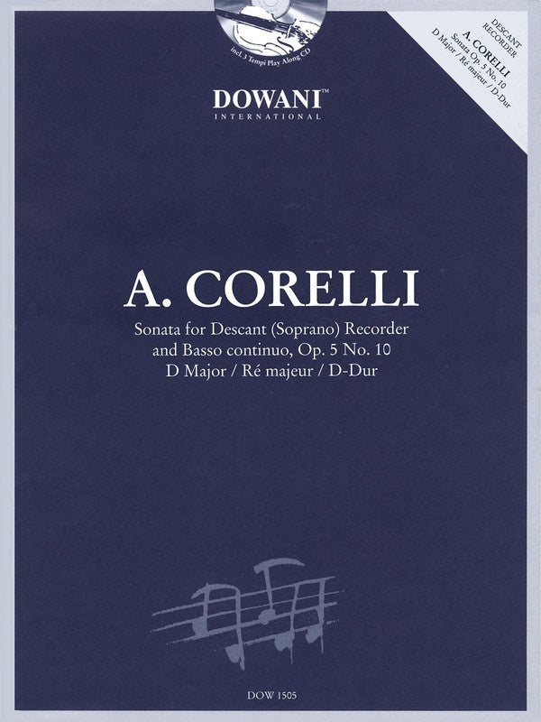 Sonata Des Rec Bc Op 5 No 10 D