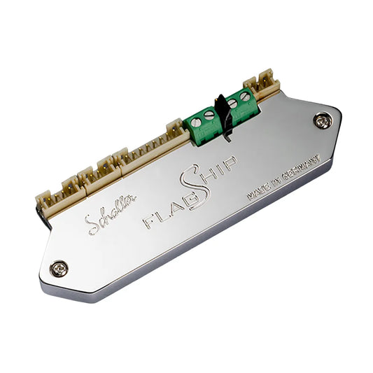 Schaller Flagship Piezo Preamp with 3-Way Rotary Switch and Mono/Stereo Self-Sensing Circuitry